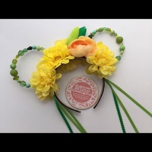 Tiana Princess & Frog Disney Minnie Mouse Ears